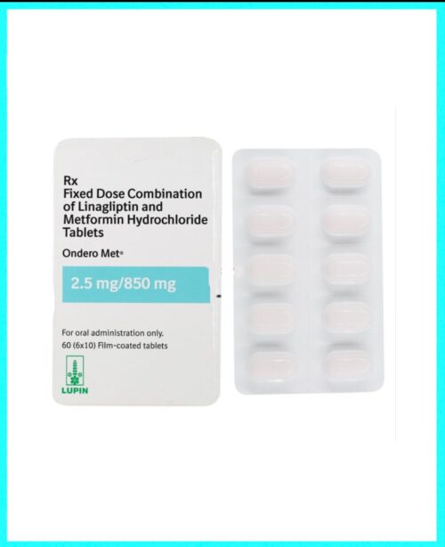 Ondero Met 2.5/850 Mg (Linagliptin, Metformin) - Image 2