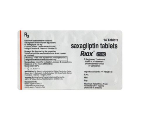 Riax 2.5 Mg (Saxagliptin)