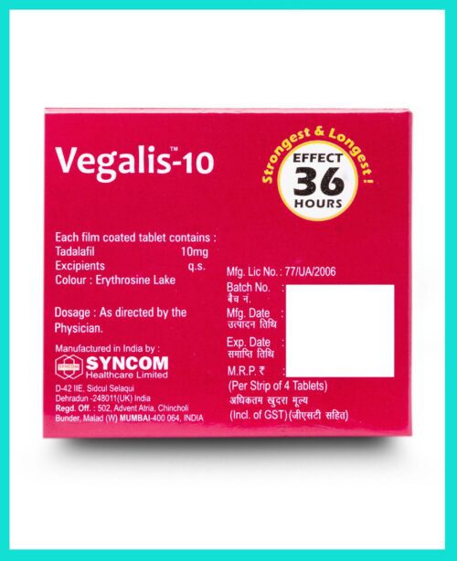 Vegalis 10 Mg (Tadalafil) - Image 2
