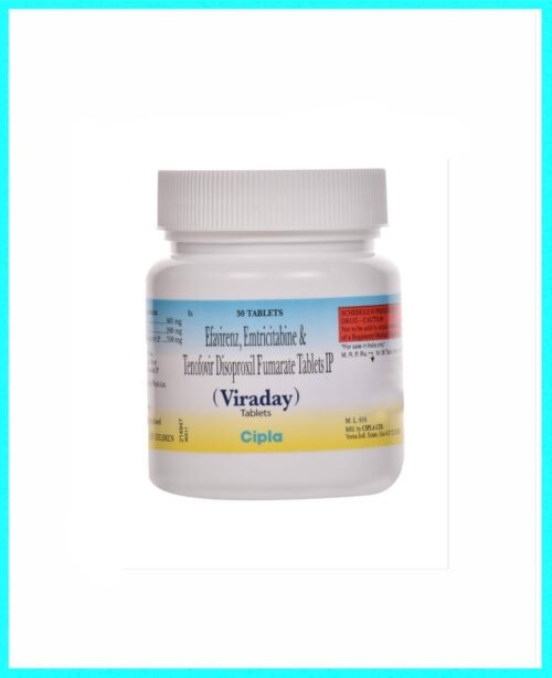 Viraday (Efavirenz IP, Emtricitabine IP, Tenofovir Disoproxil Fumarate IP) - Image 2