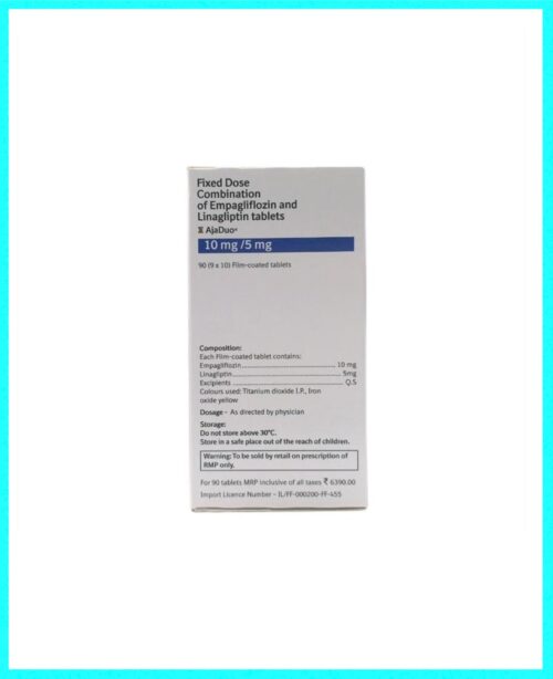 Ajaduo 10/5 Mg (Empagliflozin, Linagliptin) - Image 2