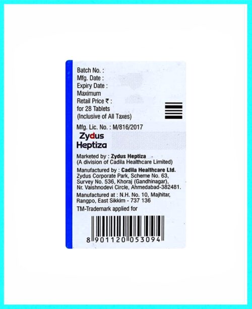 DaciHep 60 Mg (Daclatasvir Dihydrochloride) - Image 2