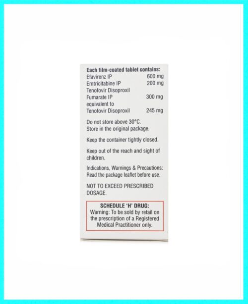 Forstavir-3 (Efavirenz , Emtricitabine & Tenofovir Disoproxil Fumarate) - Image 3