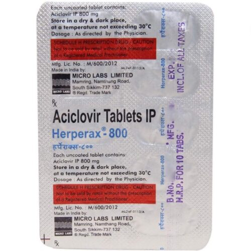 Herperax 800 Mg (Aciclovir)