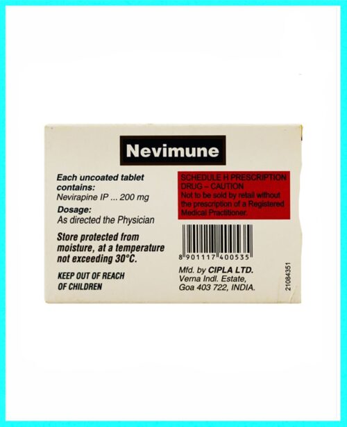 Nevimune 200 Mg (Nevirapine) - Image 4