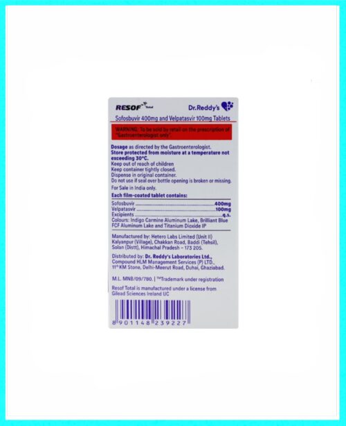 Resof 400 Mg (Sofosbuvir) - Image 2