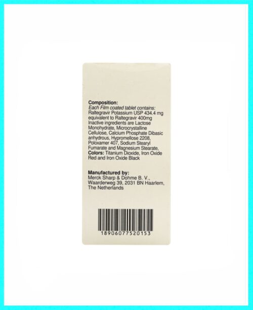 Zepdon 400 Mg (Raltegravir) - Image 2