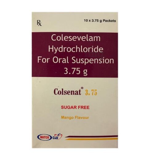 Colsenat 3.75 Oral Suspension Mango Sugar Free (Colesevelam)