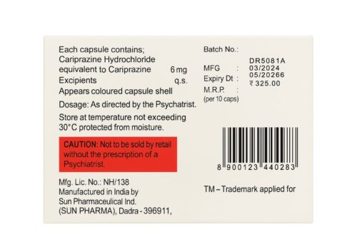 CARISPEC 6 MG CARIPRAZINE CAPSULE - Image 3