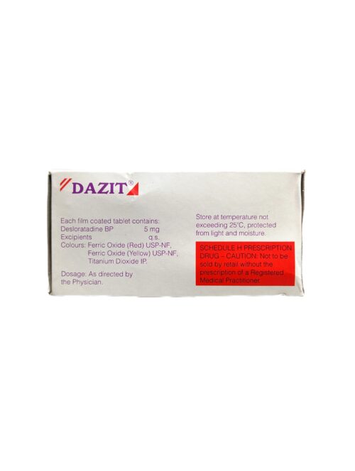 DAZIT 5 MG DESLORATADAINE TABLET - Image 4